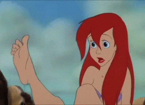 Feet Hurt Ariel Still Want It GIF