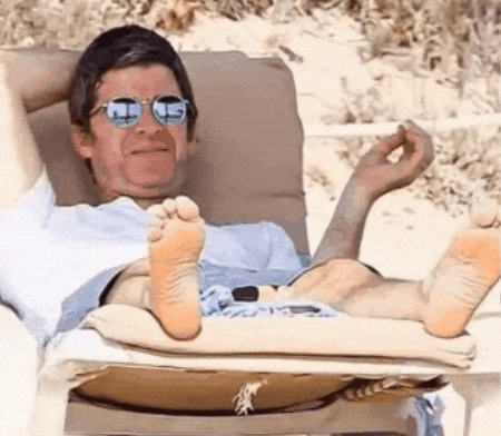 Feet Hurt But Beach's Life GIF