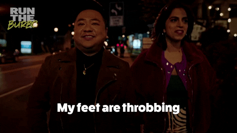 Feet Hurt It's Throbbing GIF