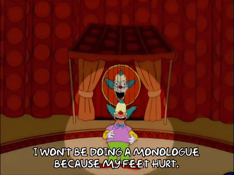 Feet Hurt No Monologue Tonight GIF