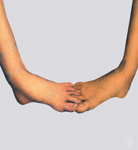 Feet Hurt Scrub It Together GIF