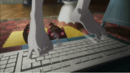 Feet on Keyboard With Ctrl and Alt Keys