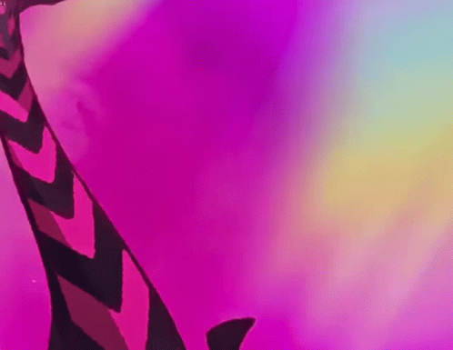 Feet on Pink Rainbow Background
