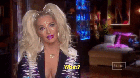 Feisty Erika Jayne Asking What GIF