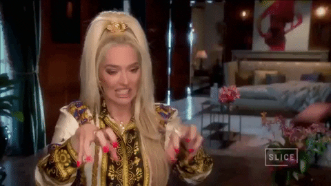 Feisty Erika Jayne Cat Swiping Motion GIF