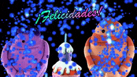Felicidades Cute Puppets Singing Celebrating GIF
