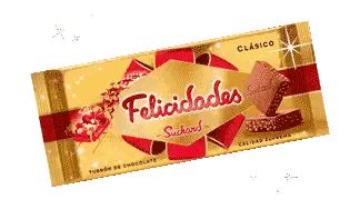 Felicidades Suchard Chocolate With Red Ribbon