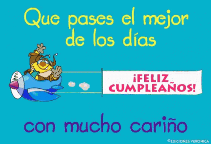 Felicitaciones De Cumpleaños GIF