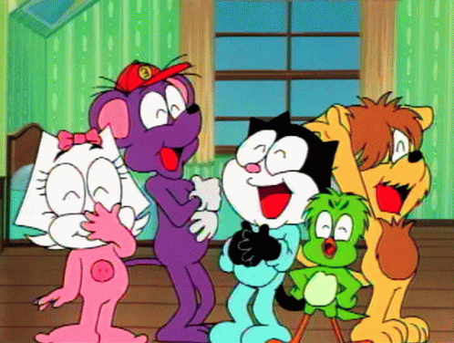 Felix The Cat Characters Laughing GIF