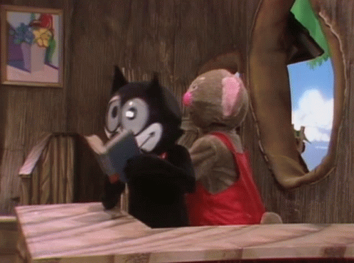 Felix The Cat Mascot GIF