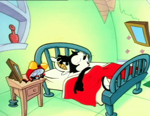 Felix The Cat Waking Up GIF