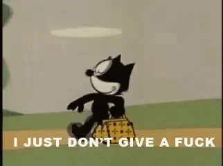 Felix The Cat Walking Happily GIF