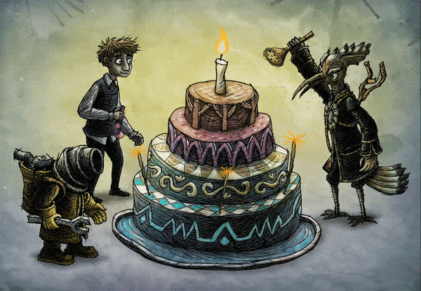 Feliz Aniversario 600 X 415 Gif GIF