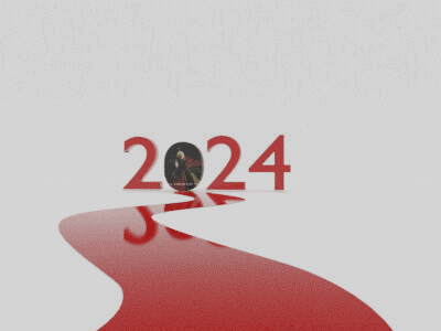 Feliz Año 2024 400 X 300 Gif GIF