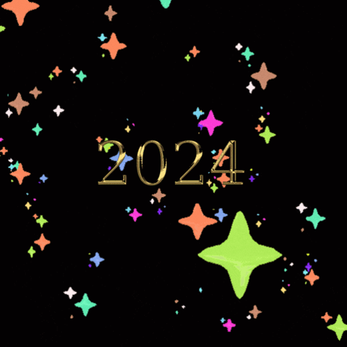 Feliz Año 2024 498 X 498 Gif GIF