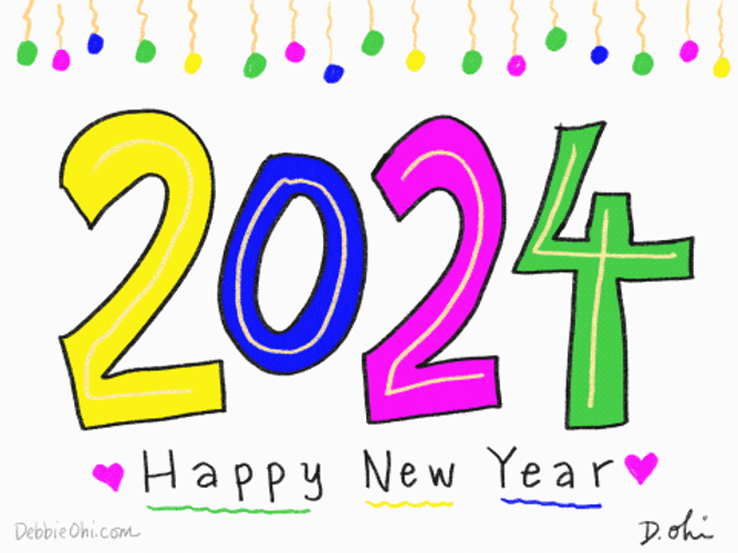 Feliz Año Nuevo 2024 GIF