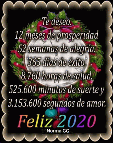 Feliz Año Nuevo 392 X 498 Gif GIF