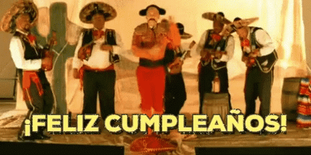 Feliz Cumpleaños Mexican Musicians GIF