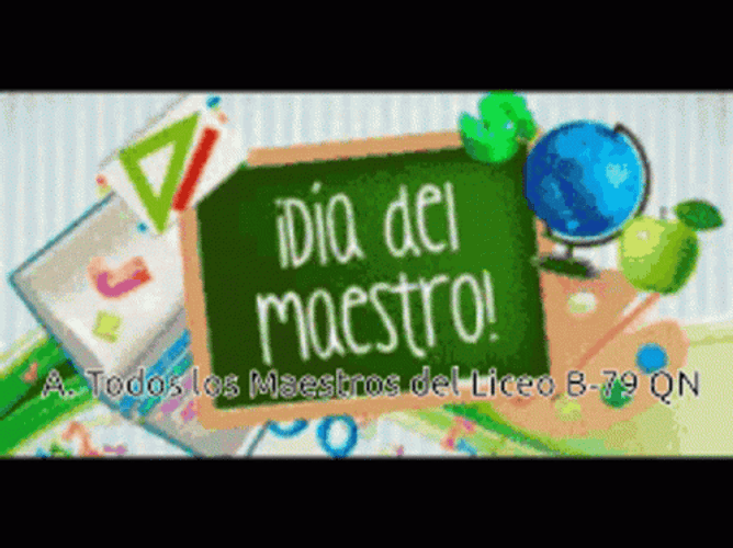 Feliz Dia De La Educadora GIF