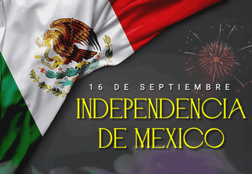 Feliz Dia de la Independencia Poster With Large Building