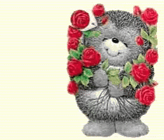 Feliz Dia De La Madre Grey Bear GIF