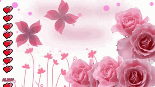 Feliz Dia De La Madre Pink Roses GIF
