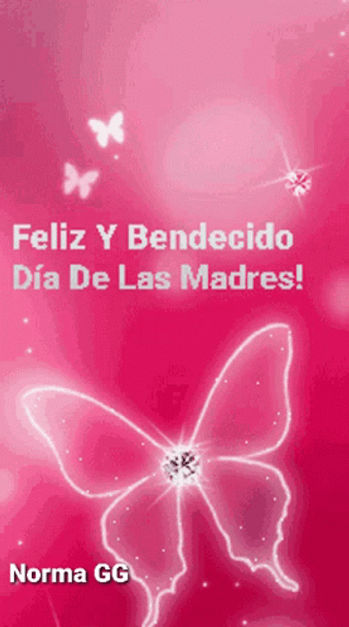 Feliz Dia De La Madres Beautiful Butterflies GIF