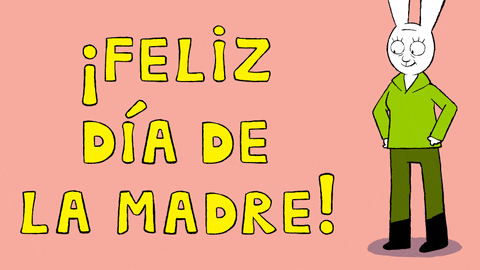 Feliz Dia De La Madres Cute Bunnies GIF