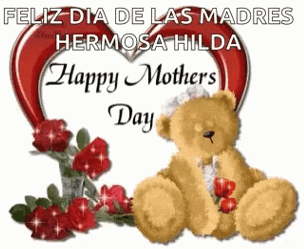 Feliz Dia De La Madres Cute Teddy Bear GIF