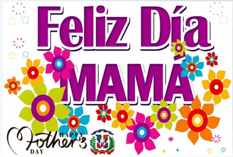 Feliz Dia De La Madres Popping Flowers GIF