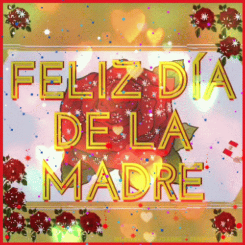 Feliz Dia De La Madres Shimmering Mobile Art GIF