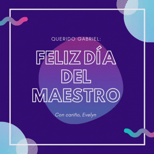 Feliz Dia Del Maestro GIF