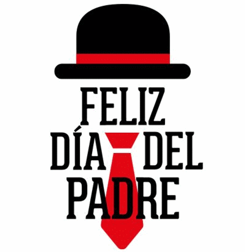 Feliz Dia Del Padre Hat And Tie GIF