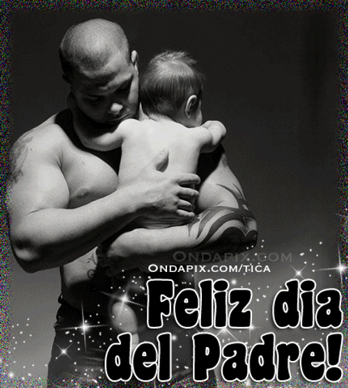 Feliz Dia Del Padre Hugging Baby GIF
