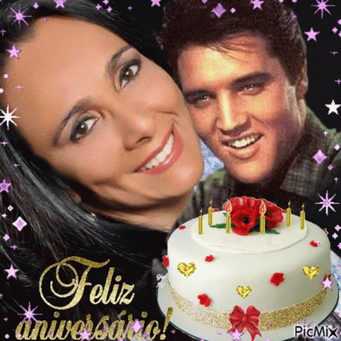Feliz Glitter Happy Anniversary GIF