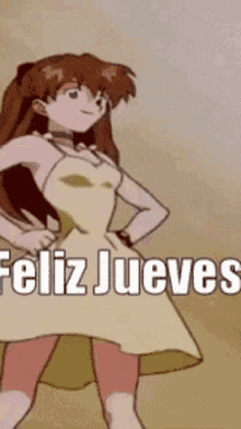 Feliz Jueves With Confident Anime Girl GIF