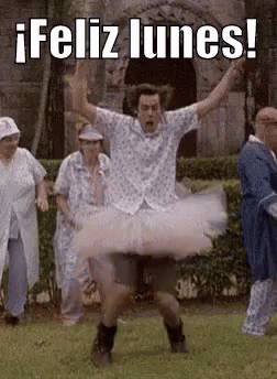 Feliz Lunes Actor Jim Carrey Dancing GIF