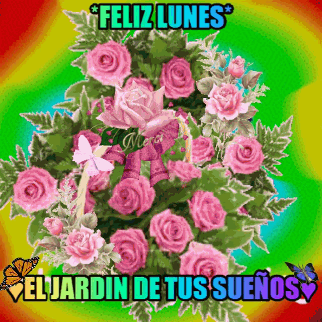 Feliz Lunes El Jardin De Tue Suenos Flowers GIF