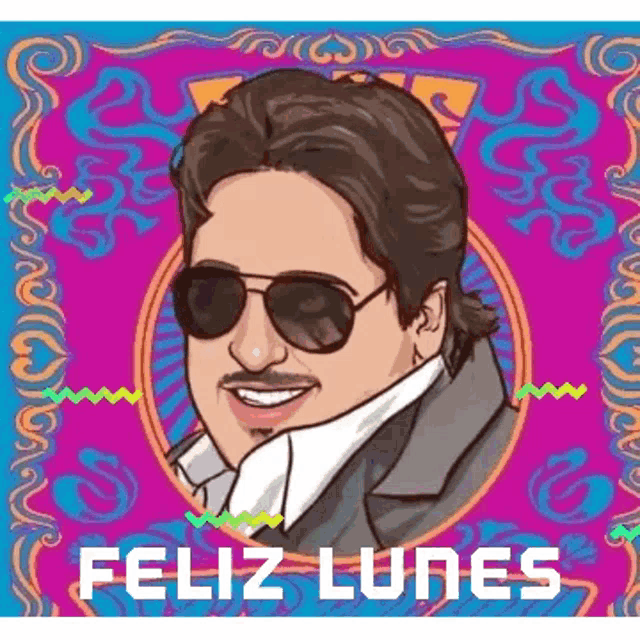 Feliz Lunes Singer Héctor Lavoe Animation GIF
