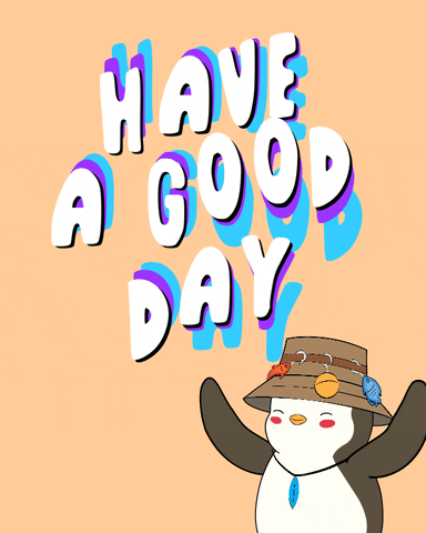 Feliz Martes Cheering Penguin GIF