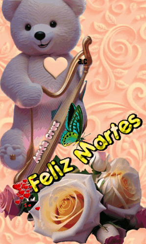 Feliz Martes Happy Bear GIF