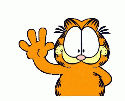 Feliz Martes Hello Garfield GIF