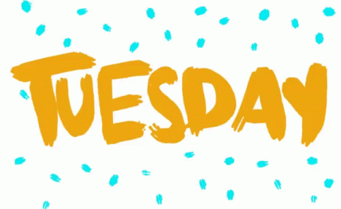 Feliz Martes Tuesday Text GIF