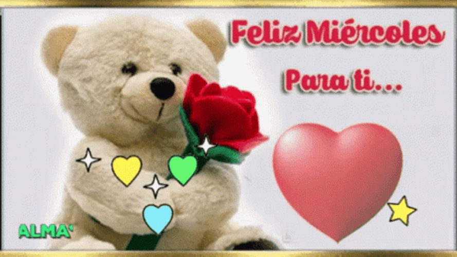 Feliz Miercoles Teddy Bear