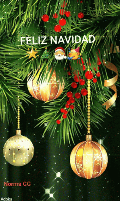 Feliz Navidad Amiga GIF