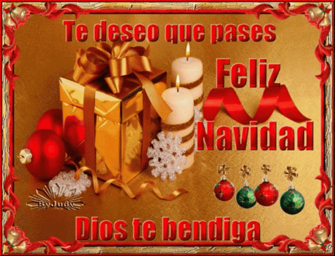 Feliz Navidad Amiga GIF