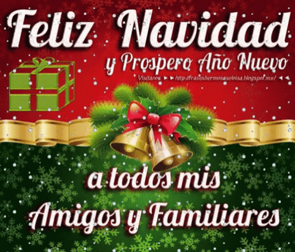 Feliz Navidad Amiga GIF