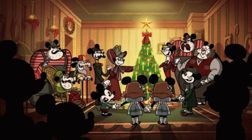 Feliz Navidad Disney 498 X 278 Gif GIF