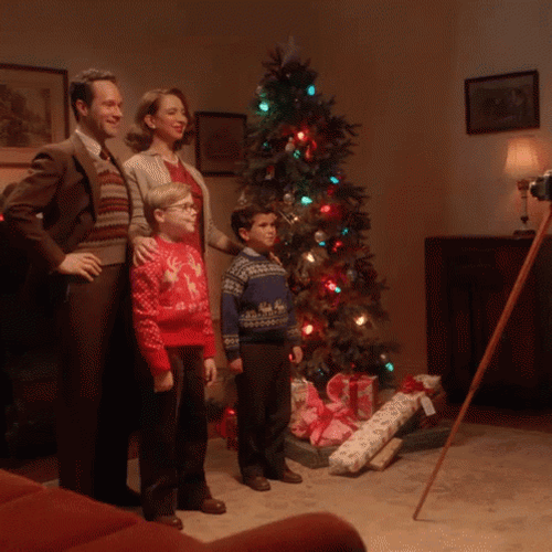 Feliz Navidad Familia GIF