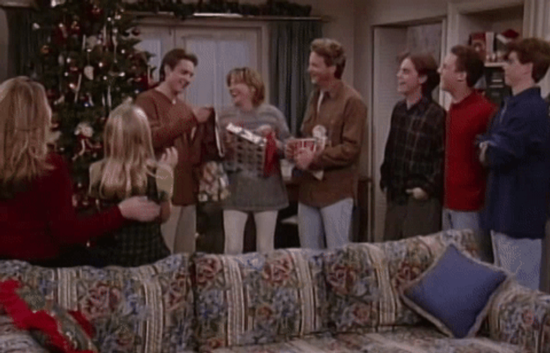 Feliz Navidad Familia GIF